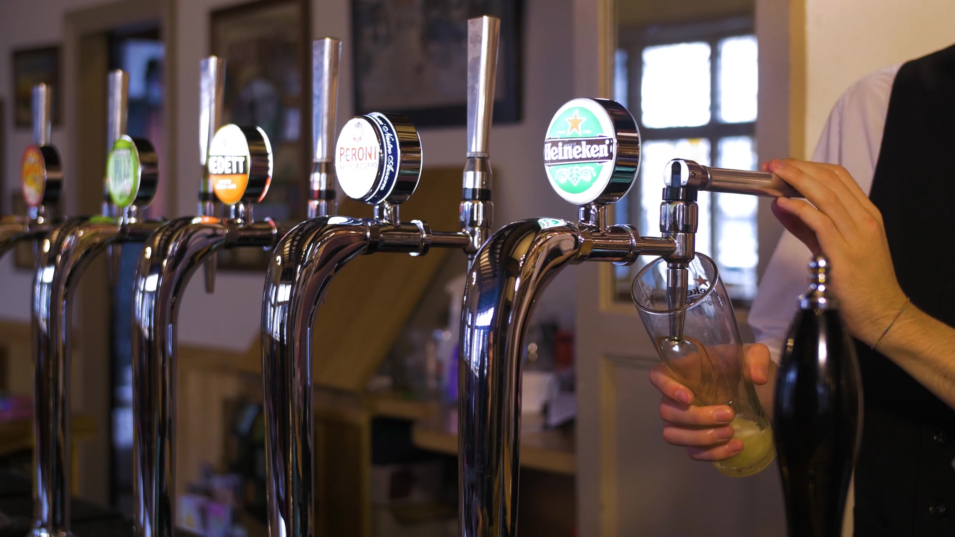 On tap · the pour